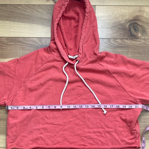 Frame Denim Cropped Track Hoodie - Picture 6 of 10